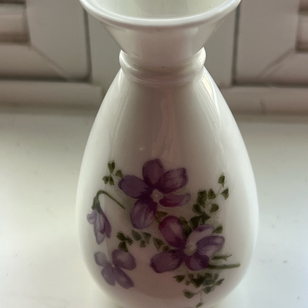 Violet Bundle fine porcelain decor (5 pieces) - Picture 8 of 12